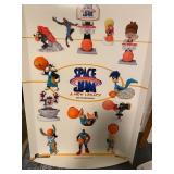 Space Jam McDonald toys on display card
