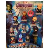 Marvel avengers endgame McDonald toys on display