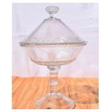 EAPG 12" Covered Pedestal Compote