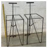 2 Iron Stool frames - no seats or backs