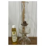 Oil lamp with Ultra Pure oil refill. Rust on