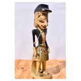 Hand Carved/Painted June Gavin Wood Statue,