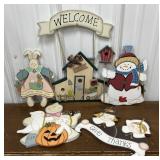 All occasions Welcome set. Interchangeable decor.