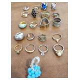 Costume jewelry rings