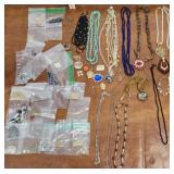 Costume jewelry necklaces pendants etc