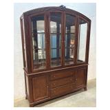 2 Piece Light Up Curio Cabinet  68/20/86
