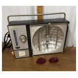 Norelco sun/heat lamp w/ eye covers *works