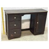 1 Door 4 Drawer Desk (pine) 46/15/29