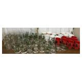 Christmas glasses, mugs etc