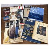 John F. Kennedy book, magazines