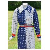 Red/White/Blue Belted Dress from the 60