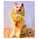 Chalkware Carnival Prize  Sitting Dog