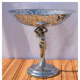 Farber Bros. Krome Kraft Art Deco Compote
