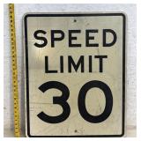 30 MPH Speed Limit Sign 24/30