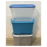 3 Storage Totes