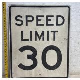 30MPH Speed Limit Sign 24/30