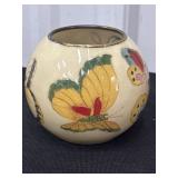 Vintage Bill Yee Pilque-a-Jour Butterfly Votive