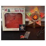 Vintage Reflecting Star Tree Topper w/ original
