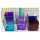Lot of tele floral vases