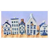 Delft/Rynbende Porcelain Liquor Houses