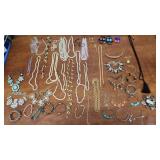 Costume jewelry necklaces bracelets tiara etc