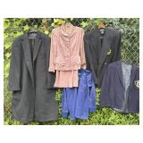 2 blazers, Ralph Lauren coat, skirt suit, etc.