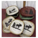Stoneware plates