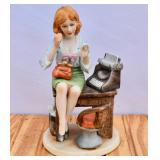 Capodimonte Secretary Figurine.  1970