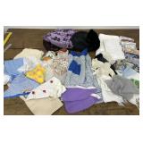 Ladies aprons. Gloves. Lace. Hankies. Hats.