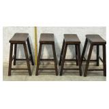 4 Wooden Stools