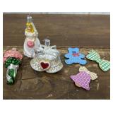 Old World Christmas. Vintage magnets.