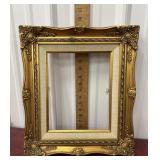 Gold, gilded ornate frame *no glass