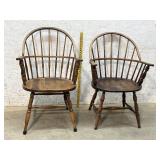 Windsor Style Armchairs