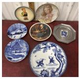 Collector plates and bowl