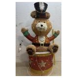 HUGE Pre-lit Holiday Teddy Bear Drummer 55ï¿½