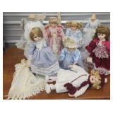 Tree toppers & dolls $donated Candor food pantry