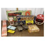 Electronic radio set, Bol-li-o game, roller