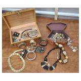 2 Jewelry Boxes With Contents