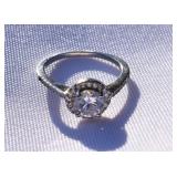 925/CZ Engagement Style Ring
