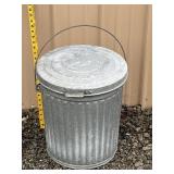 Galvanized Can - good for wood pellets