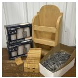 Storage paperclips and candle lighting w/ remotes