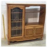 Claw & Ball Leaded Glass Cabinet 51/17/52