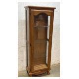 Oak Claw & Ball Curio Cabinet  22/15/64