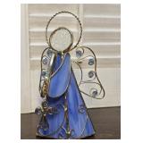 Stained Glass Angel Tea Light Holder