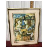 litho "Romeo and Juliet" pencil signed and