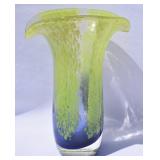 Heavy Murano Glass Vase
