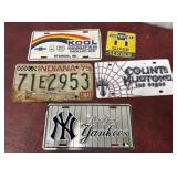 License plates and switch cover