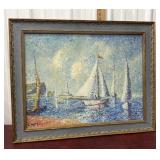 M.Wilatch painting on canvas