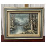 LaBonte painting on canvas