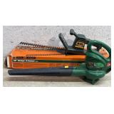 Leaf Blower & Hedge Trimmer - work